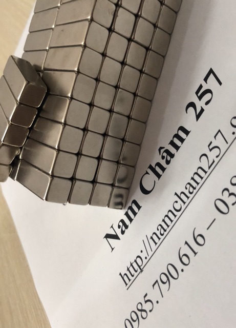 Nam châm khối 30x10x10mm siêu mạnh, loại nam châm trắng đất hiếm 30x10x10mm lực hút siêu mạnh