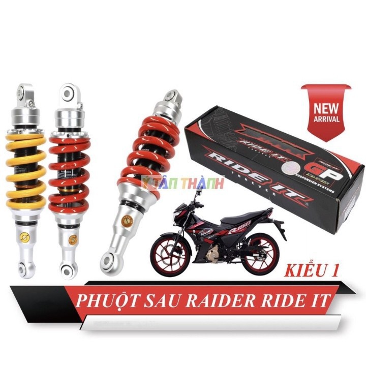 phuộc sau raider rideit