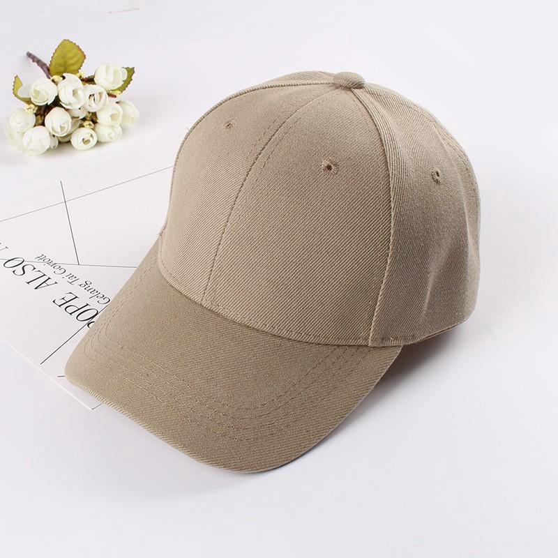 Mũ Lưỡi Trai Màu Trơn Unisex