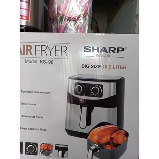 Nồi Chiên Không Dầu Sharp KS-98 10.2 Lít - Dung Tích Siêu Lớn Bảo Hành 1 Năm