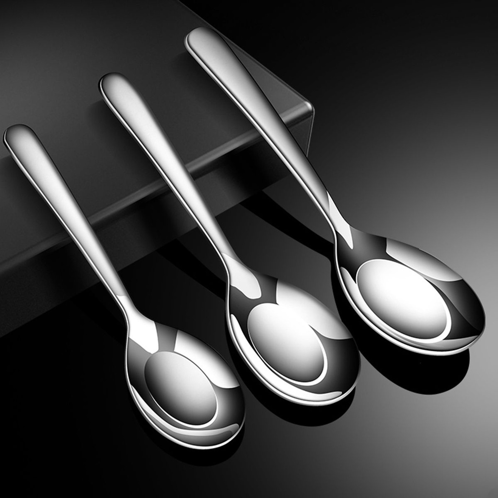 Muỗng Inox Ăn Súp Tiện Dụng Cho Nhà Bếp / Nhà Hàng / Khách Sạn