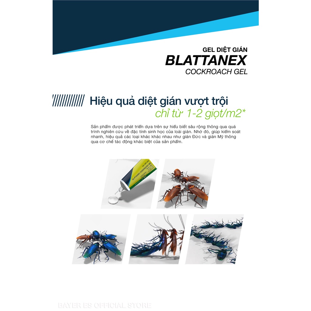 Gel Diệt Gián Blattanex Chính Hãng