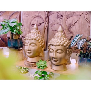 Đầu tượng phật gốm