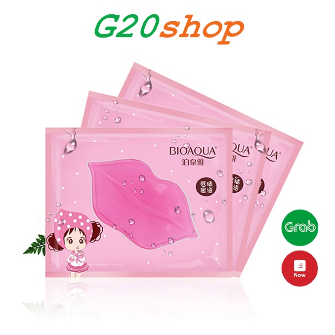 Mặt nạ môi, mask môi Bioaqua Collagen dưỡng ẩm và giúp hồng môi Nourish Lips Membrane Mask g20shop | BigBuy360 - bigbuy360.vn