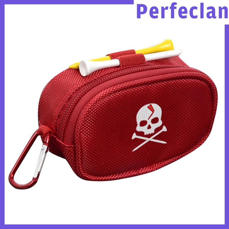 Túi Đựng Bóng Golf Đeo Thắt Lưng Màu Đen Có Khóa Kéo