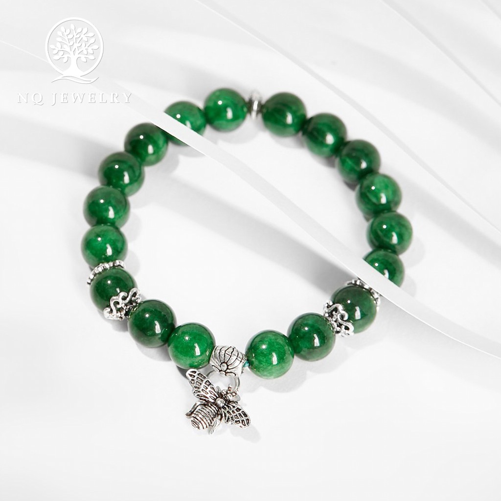 Vòng tay mix charm ong bạc - NQ Jewelry