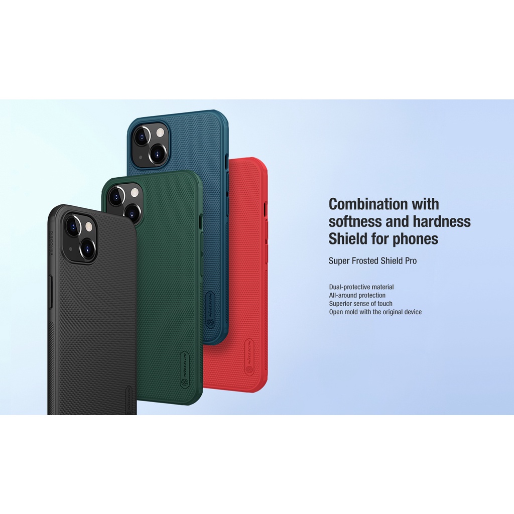 Ốp lưng iPhone 13 Pro Max/13 Pro/13 6.1 Nillkin sần chính hãng