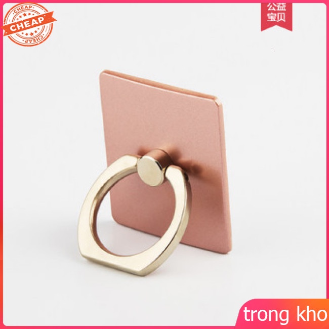 Nhẫn đỡ kim loại xoay 360 độ thông dụng thích hợp cho điện thoại iPhone Samsung