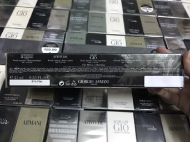 💥 Gift set nước hoa nam Giorgio Armani - Có tách set