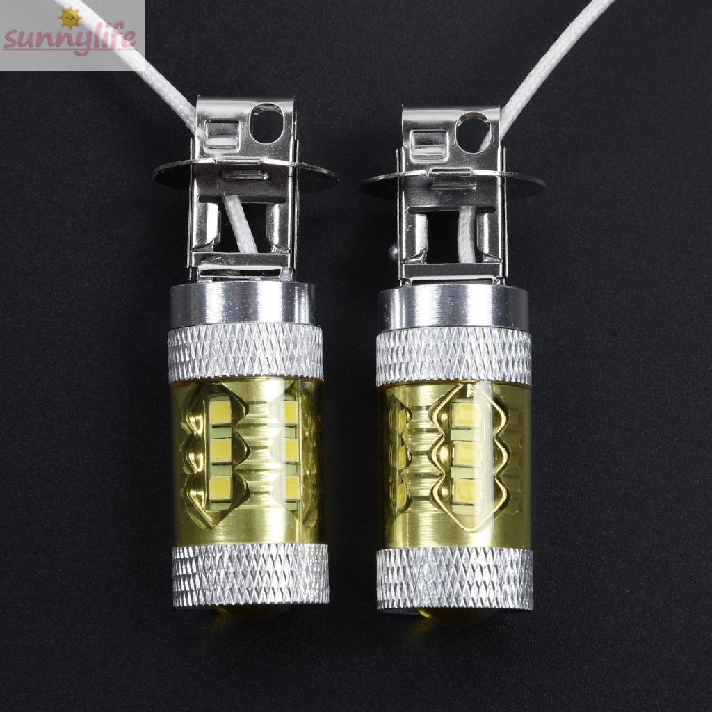 Đèn sương mù 12-24V 80W H3 16SMD LED tiêu thụ năng lượng thấp cho xe hơi