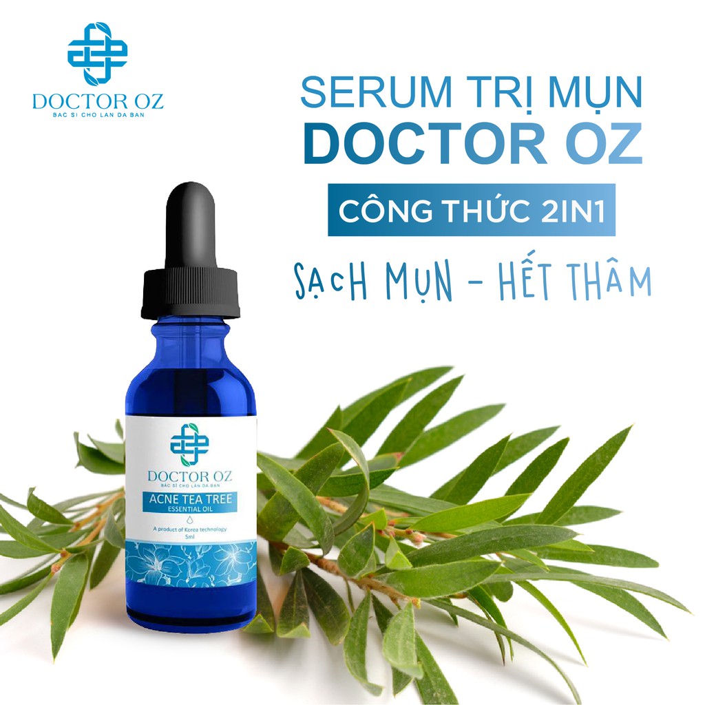 Tinh Chất Serum Hỗ Trợ Làm Giảm Mụn Chiết Xuất Tràm Trà Doctor Oz 5ml