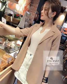 Áo blazer nâu cách điệu