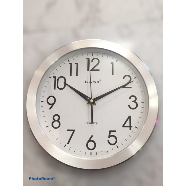 Đồng hồ treo tường KN-15, vành nhôm sang trọng