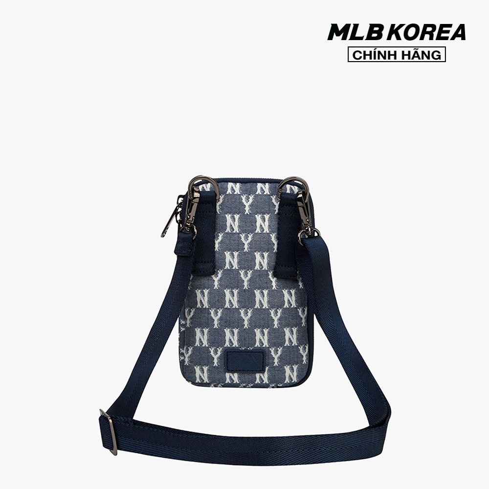 MLB - Túi đeo chéo chữ nhật Monogram Jacquard 32BGDD111-50N