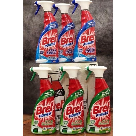 CHAI XỊT VỆ SINH KHU VỰC BẾP BREF POWER 750ml