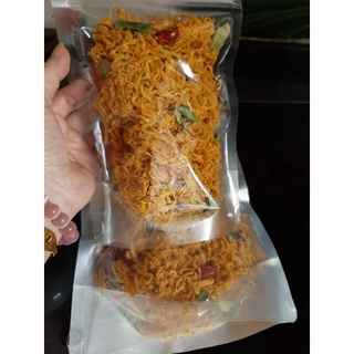 Gà khô lá chanh sợi nhỏ