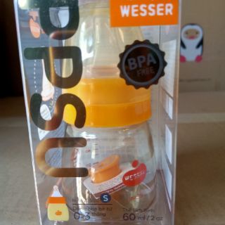 Bình sữa Wesser PPSU 60ml cổ hẹp