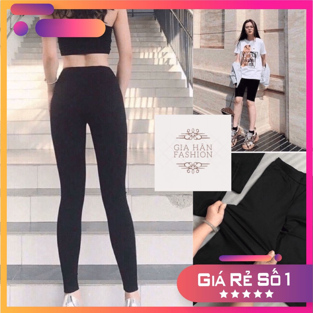 Mã 0501 Quần Legging Đùi, Dài Co dãn 4 chiều - Có Bigsize 72kg