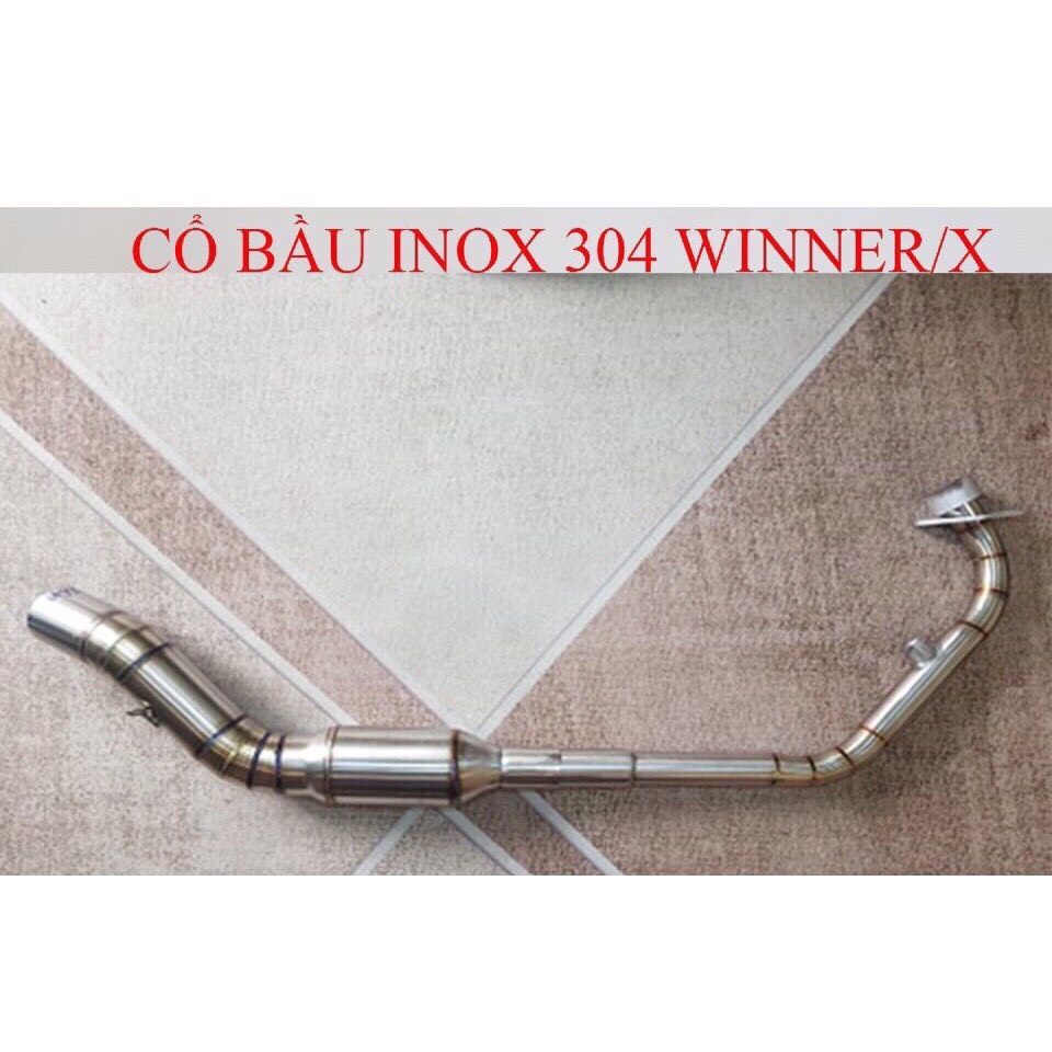 Cổ Pô Bầu Hơi INOX 304 Gắn Các Dòng Xe Máy