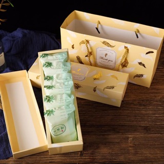 (Set 10) Hộp đôi đựng bánh Dứa, Trung Thu & kẹo Nougat