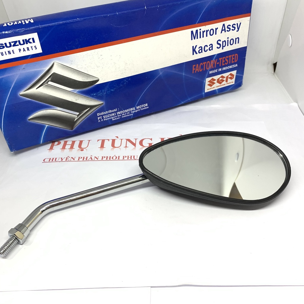 Kính chiếu hậu  Raider Fi, Satria Fi, Bandit gọng xi nhập khẩu chính hãng Suzuki Indonesia - PT HỒNG ÂN