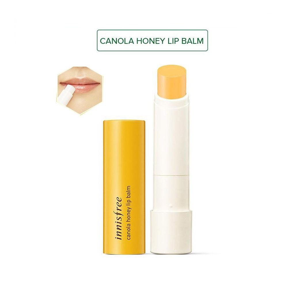 Son dưỡng mật ong Innisfree Canola Honey Lip Balm 🍯