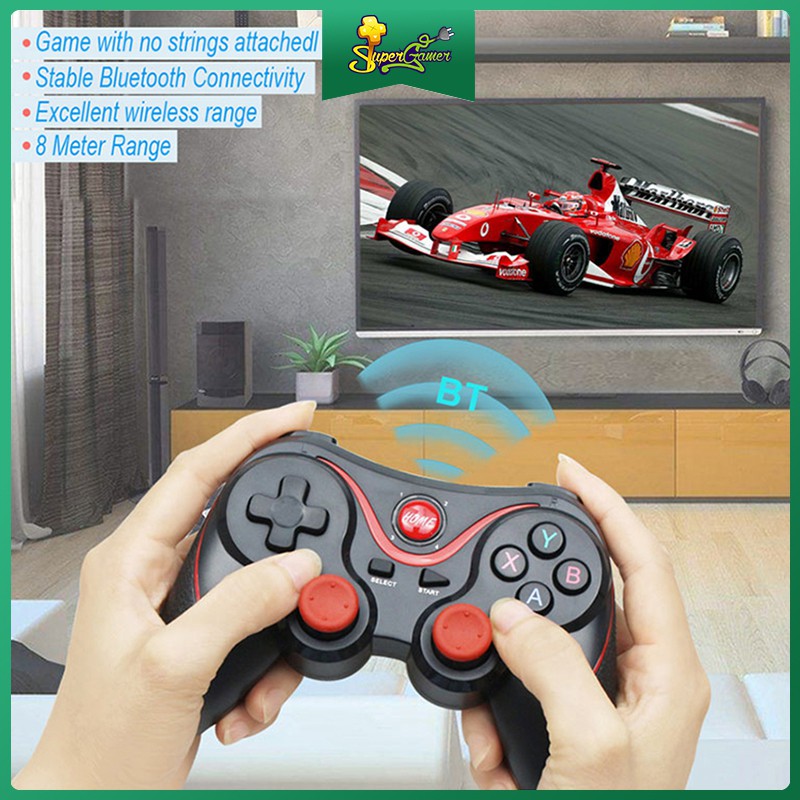 Tay Cầm Chơi Game Không Dây Bluetooth X3/T3 Cho Smartphone / iPhone / IOS / Android Smart Phone / PS3 / PC / TV Box /PC