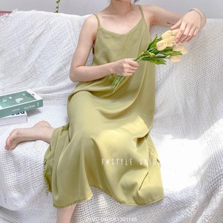 VÁY LỤA HAI DÂY DÁNG XUÔNG