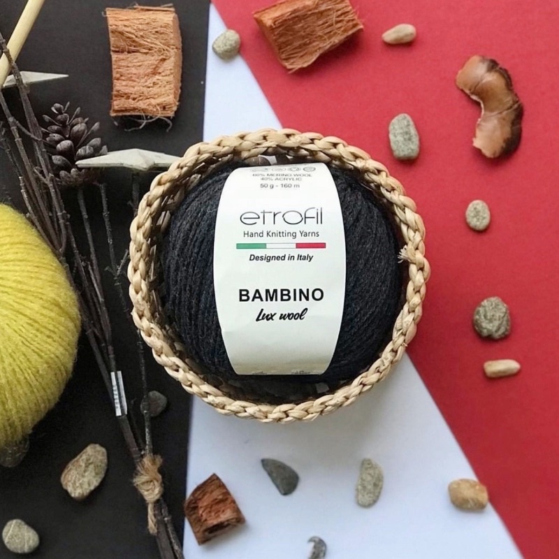 LEN LÔNG CỪU MERINO ETROFIL BAMBINO LUX WOOL (siêu mềm)
