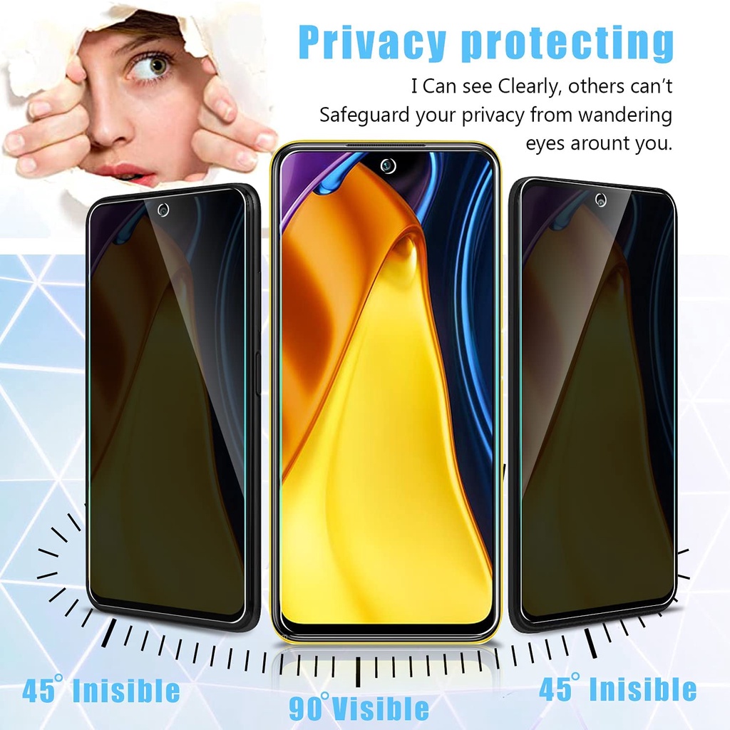 Kính cường lực thích hợp cho Xiaomi Mi 11 Lite 5G NE 11i 11T 10T 9T Poco X3 F4 GT X4 X3 M4 M3 F2 Pro F3 X3 NFC Redmi Note 11 11s 10 10s 9 9s 8 8T 7 Pro Redmi 10A 10C 9A 9T 9C 8A