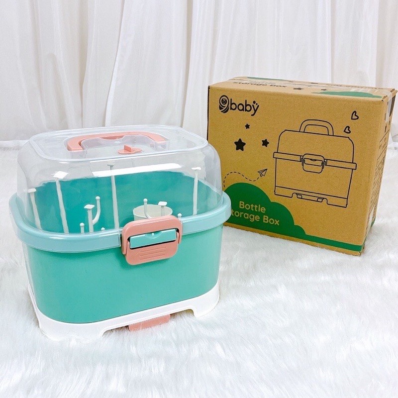 Khay úp bình sữa chén bát cho bé có nắp đậy, Giá úp đựng bình sữa cao cấp