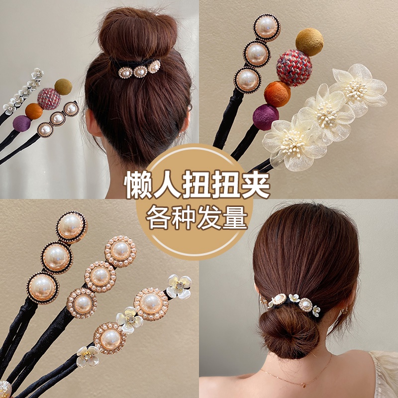 Dây Buộc Tóc Đính Hoa Thời Trang Hàn Quốc
