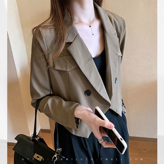 (Hàng Có Sẵn) Áo Khoác Blazer Thời Trang Hàn Quốc Cho Nữ (3 Màu)