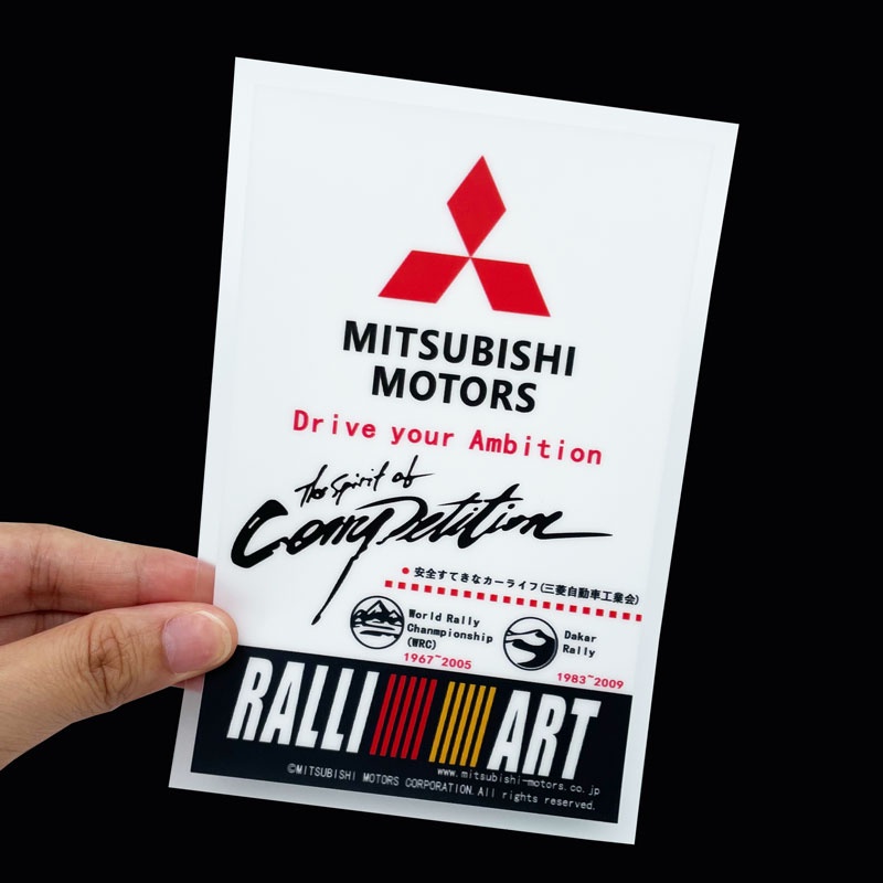 Miếng Dán Trang Trí Kính Chắn Gió Dành Cho Xe Hơi Mitsubishi Ralliart Nissan GTR Honda
