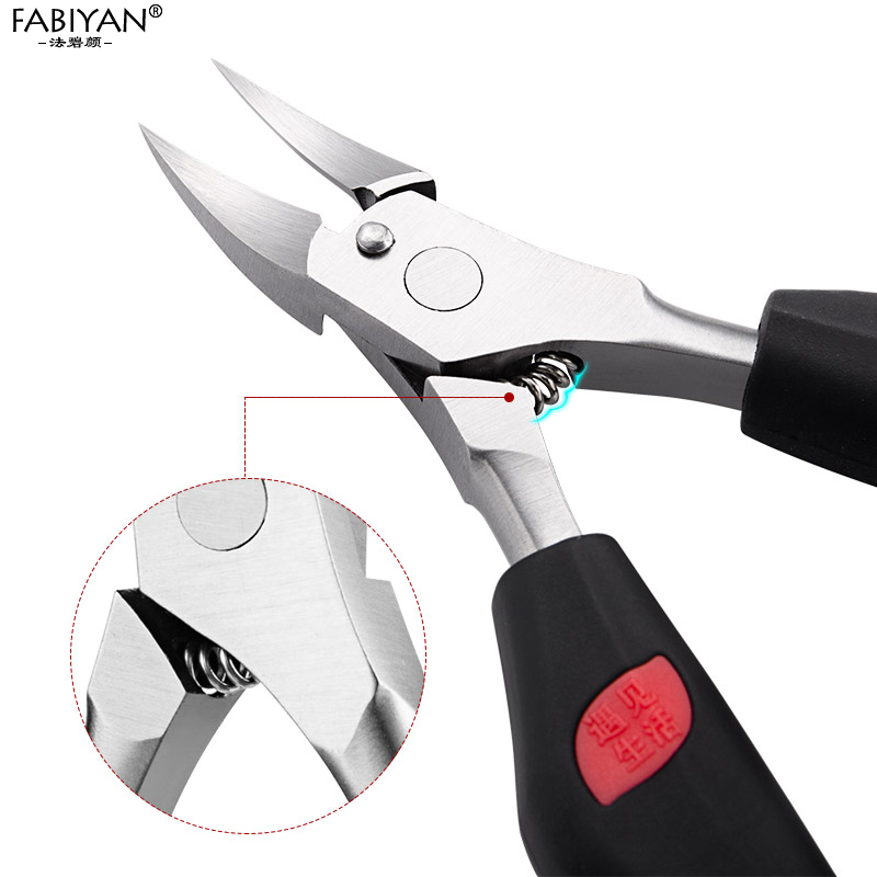 Kìm cắt móng tay bằng thép không gỉ cho móng chân dày và mọc ngược FABIYAN