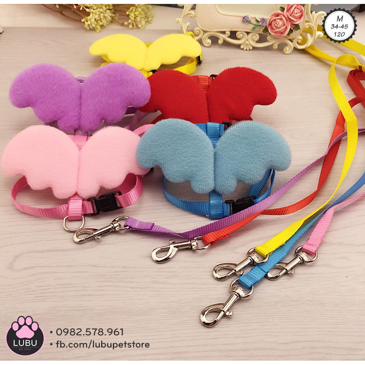 Dây dắt cánh thiên thần cho chó nhỏ