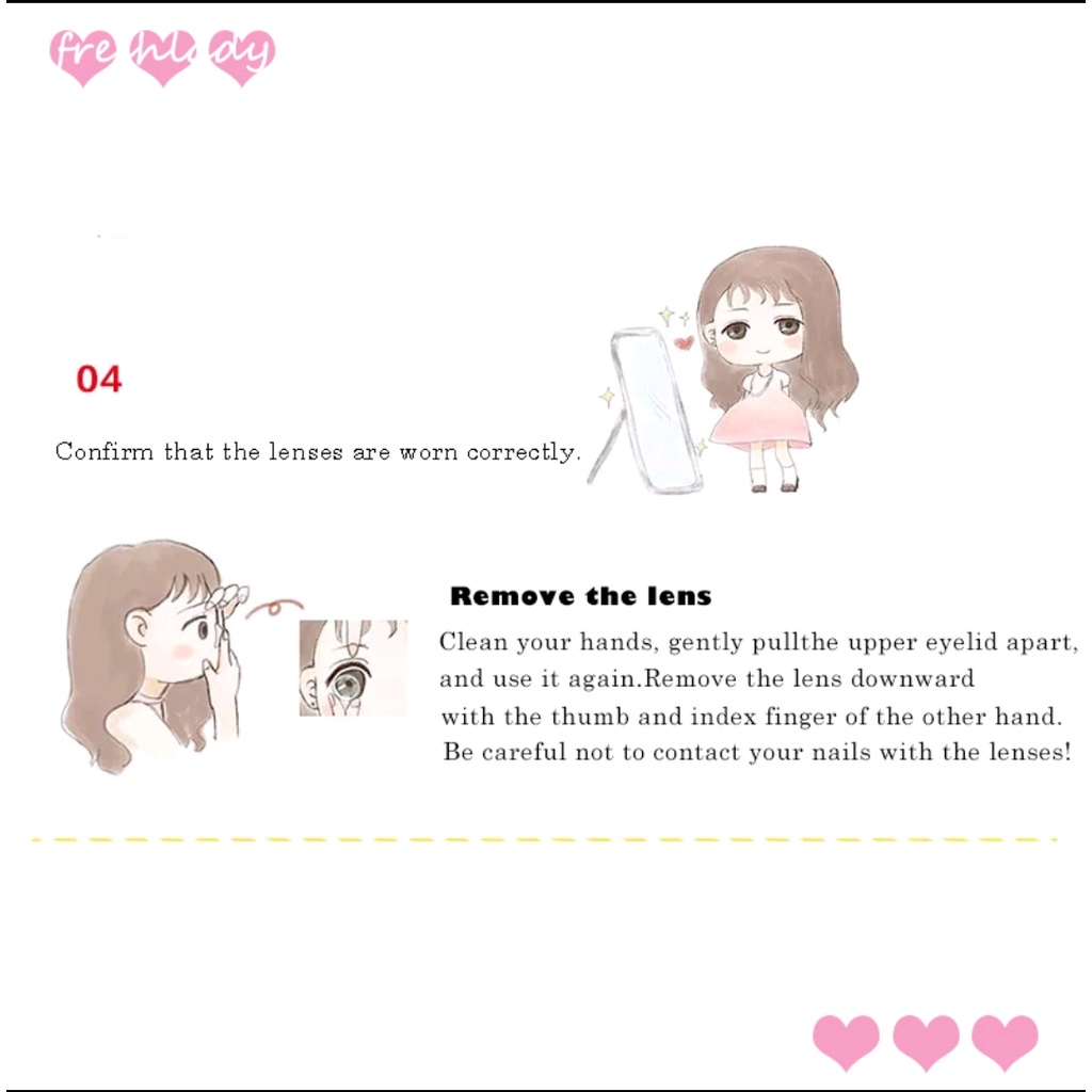 Lens lens mắt Bộ 2 Kính Áp Tròng Mềm Màu Xanh Dương Cho Nữ Me-65 0 độ lens mắt cận