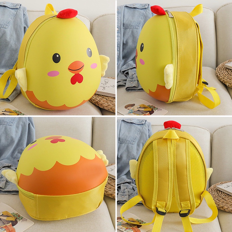 Ba Lô Hình Gà Con 3D Dễ Thương Cho Bé