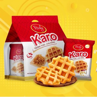 Bịch 6 gói bánh Trứng tươi - Chà Bông KARO Richy