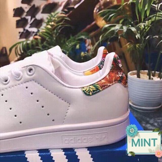(Video cận cảnh) Giày thể thao Sneaker Stan Smith Gót Hoa