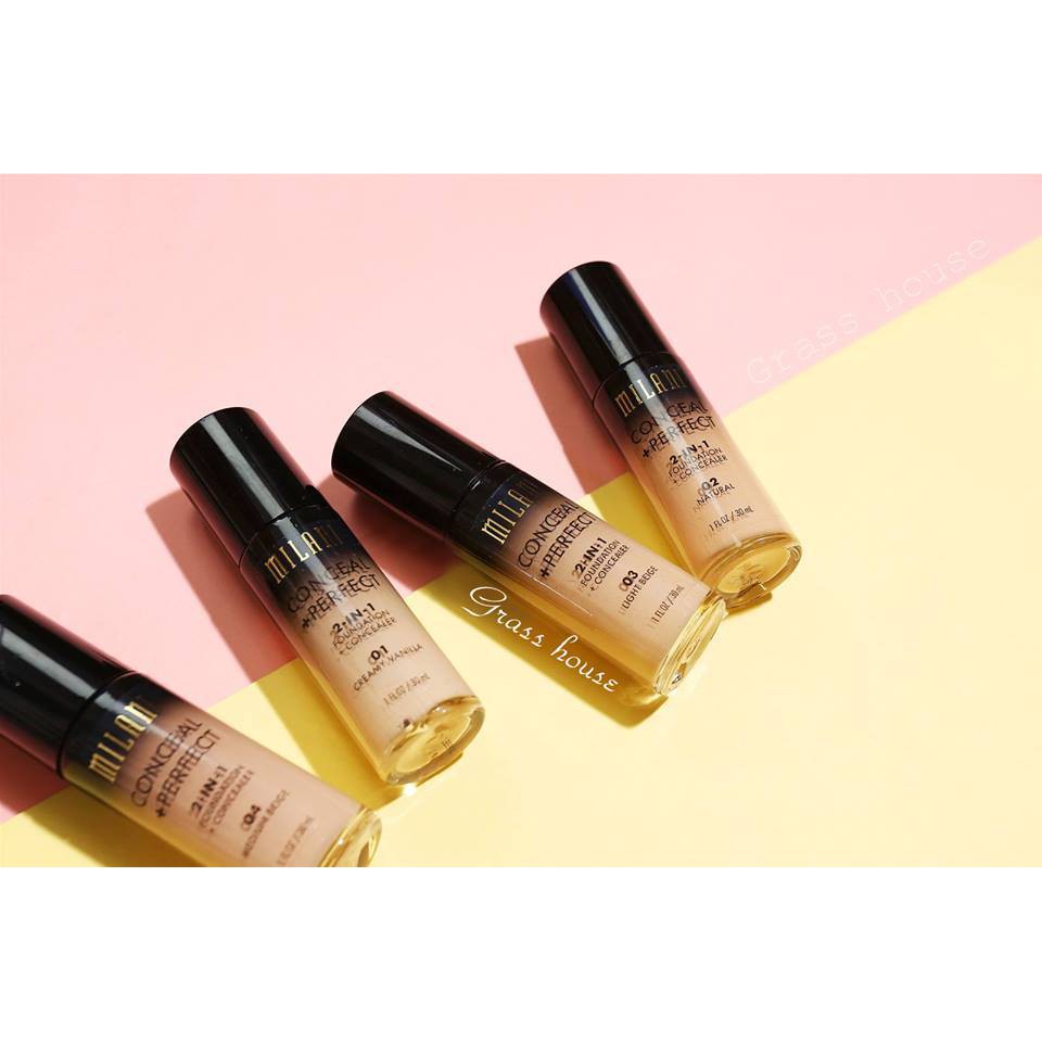 Kem Nền Milani 2in1 Concealer-Foundation