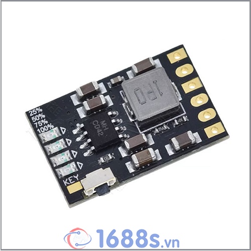 Mạch sạc pin 1S có báo mức pin IP5306-CK - 2A - 1688s.vn