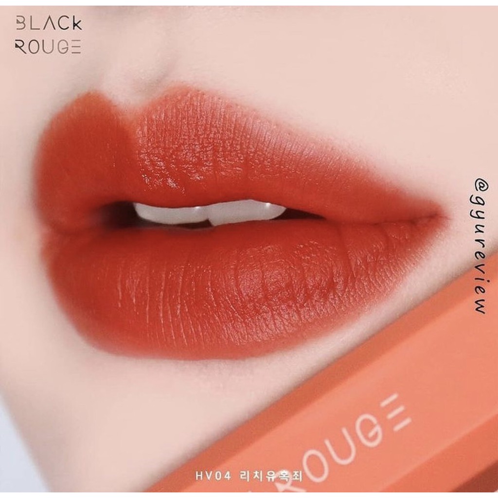 Son Black Rouge mẫu mới Half N Half Water Velvet + Glow