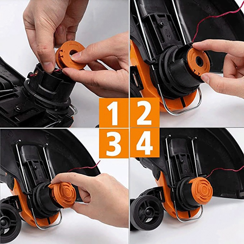 50006531 Set 3 Nắp Đậy Trục Máy Cắt Cỏ Worx WA6531 GT Thay Thế Tiện Dụng