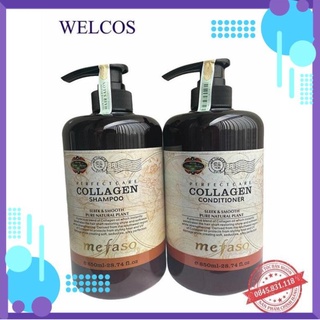 Cặp dầu gội Colagen Mefaso (850ml x2)
