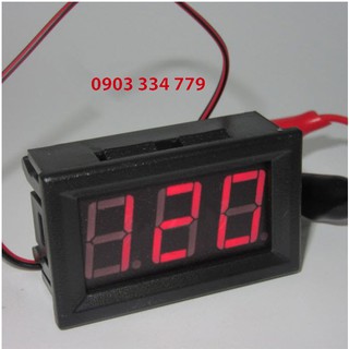 Đồng hồ đo vôn ac vol đỏ
