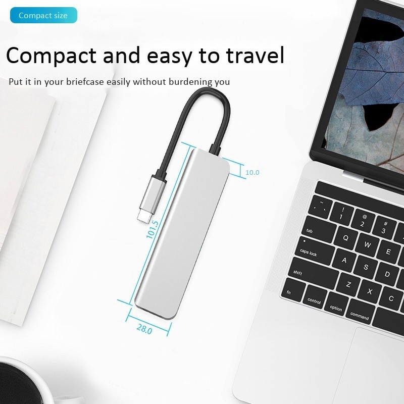 Bộ Chia 3 Cổng Usb 3.0 Pd 3.0 5 Trong 1 | BigBuy360 - bigbuy360.vn