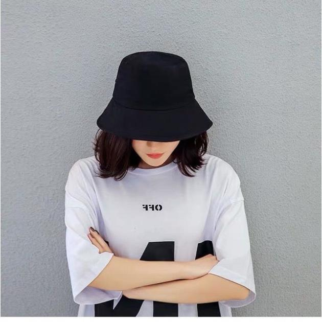 (Ảnh Thật) Mũ bucket nam nữ nón tai bèo Trơn quốc dân vành tròn vải thoáng khí 👒