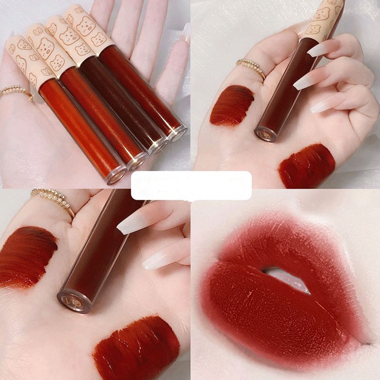 [Hàng mới về] Son môi lì mềm mịn chống nước chống dính hợp thời trang