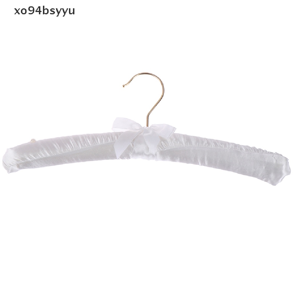 [Xo94Bsyu] 5 Móc Treo Quần Áo Bằng Satin Đệm Mềm Sang Trọng